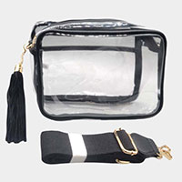 Transparent Tassel Crossbody Bag