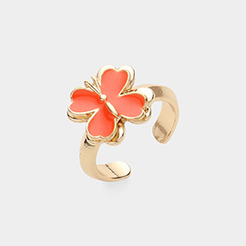 Enamel Butterfly Ring