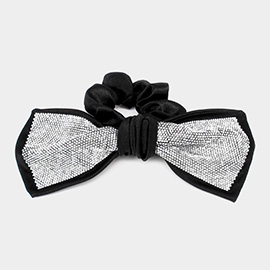 Oversized Flexible Bling Bow Scrunchie Hairband