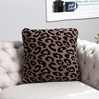 Leopard Patterned Cushion Cover