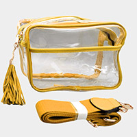 Transparent Tassel Crossbody Bag