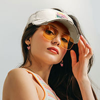 Sunshine And Whiskey Vintage Visor Hat