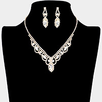 Crystal Rhinestone Pave Necklace