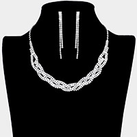 CZ Stone Pave Necklace