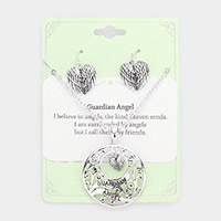 Guardian Angel Pendant Necklace