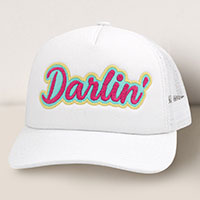 DARLIN Message Mesh Back Baseball Cap