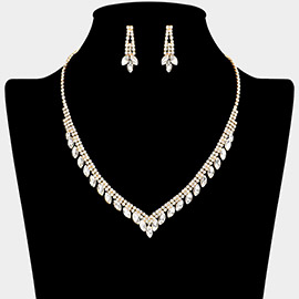 Christal Rhinestone Pave Necklace