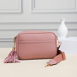 Faux Leather Crossbody Bag