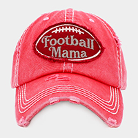 FOOTBALL MAMA Vintage Baseball Cap