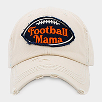 FOOTBALL MAMA Vintage Baseball Cap