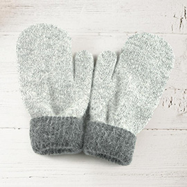 Two Tone Mitten Gloves