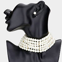 Pearl Choker Necklace