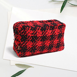 Buffalo Check Travel Pouch Large