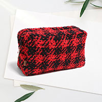 Buffalo Check Travel Pouch Large