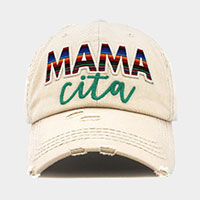 Serape MAMA CITA Message Vintage Baseball Cap