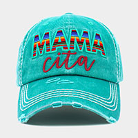 Serape MAMA CITA Message Vintage Baseball Cap