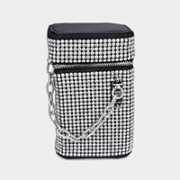 Bling Rectangle Tote / Crossbody Bag