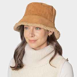 Corduroy Sherpa Bucket Hat