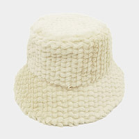 Fuzzy Faux Fur Bucket Hat