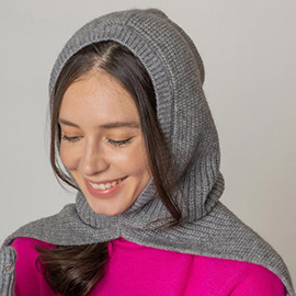 Solid Color Snood Hat