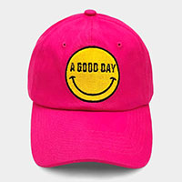 Smile A GOOD DAY Message Baseball Cap