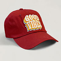 GOOD VIBES Message Baseball Cap