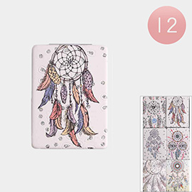 12PCS - Dreamcatcher Printed Cosmetic Mirrors