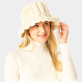 Soft Faux Fur Bucket Hat