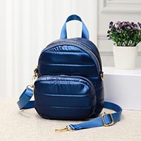 Solid Puffer Mini Backpack Bag