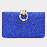 Shimmery Evening Clutch / Crossbody Bag