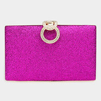 Shimmery Evening Clutch / Crossbody Bag