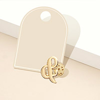 Metal Ampersand Lapel Mini Pin Brooch