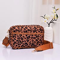 Solid Rectangle Puffer Crossbody Bag