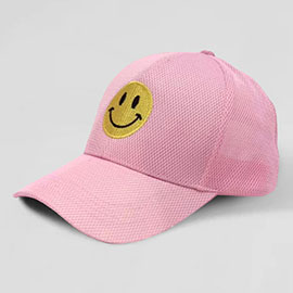 Smile Accented Mesh Baseball Cap