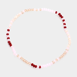 Faceted Beaded Stretch Bracelet