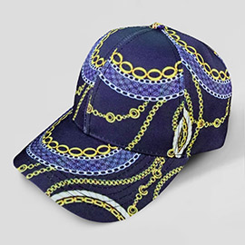 Chain Patterned Baseball Cap