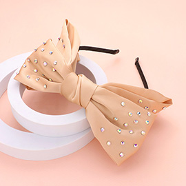 Studded Bow Headband