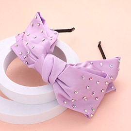 Studded Bow Headband