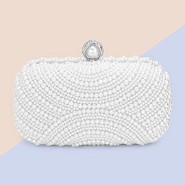 Pearl Evening Clutch / Crossbody Bag