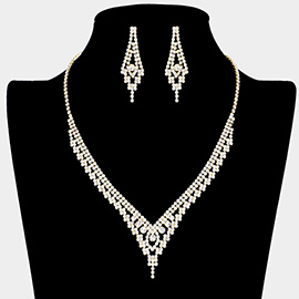 Rhinestone Pave Necklace