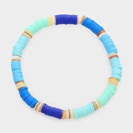 Heishi Beaded Stretch Bracelet