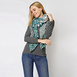 Abstract Patterned Scarf