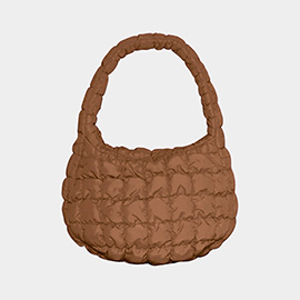 Quilted Puffer Tote / Shoulder Bag Cloud Bag