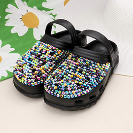 Bling Solid Rubber Sandals