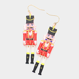 Christmas Soldier Nutcracker Dangle Earrings