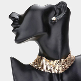 Metal Choker Necklace