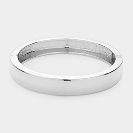 Plain Metal Hinged Bracelet