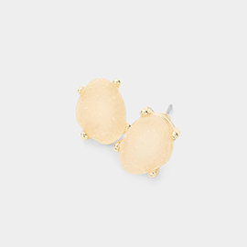 Druzy Stud Earrings