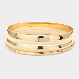 3PCS - Metal Multi Layered Bangle Bracelets