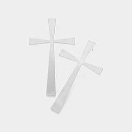 Metal Cross Earrings